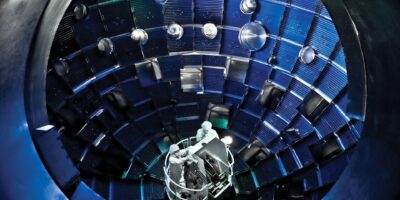 Το εσωτερικό του δωματίου στόχου για την σύντηξη